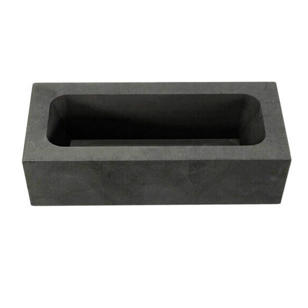 Melting Ingot Mold Graphite Casting Ingot Bar Mold for Gold Silver Metal (55 x 37 x 20mm)