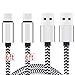 USB C Cable 6ft 2Pack Type C Cable by Ailun High Speed Type C to USB A Sync Charging Nylon Braided Cable for More Silver and Blackwhite NOT Micro USB