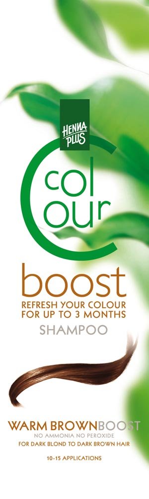 Hennaplus Colour Boost Shampoo Warm Brown