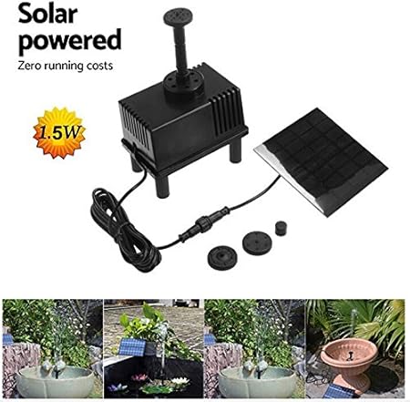 Ounona Solar Springbrunnen Fur Gartenteich Wasserspeier Solar Wasserpumpe Kit Solar Brunnen Panel Teich Tauchbewasserung Fur Kleine Teich Und Wasserkreislauf Amazon De Garten
