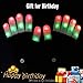 Amazer Light Gloves Finger Lights Up Colorful Flashing Light Gloves for Christmas Xmas Dance Thanksgiving Day Toys Gifts for Birthday Party with More Fun- Black