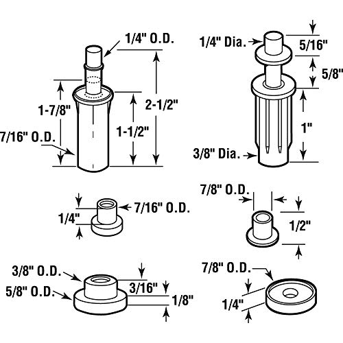 SlideCo 161907 BiFold Door Guide Kit (Single Pack) Pricepulse