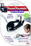 Jokari Faucet Drinking Fountain, Best Kids Water Dispenser, Makes Toothbrush Time Fun for All Ages, One Step Installation Takes Seconds, Saves Mess & Water - Whale (3 Pack)
