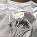 Holographic Stretchable Metallic Opal Foil Heat Transfer Vinyl HTV for T-Shirt 12
