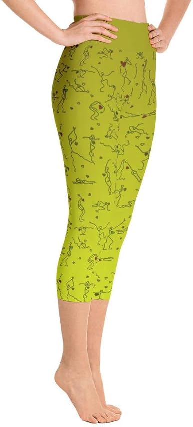 ombre capri leggings