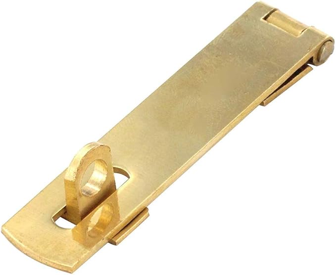 Solid Brass Hasp & Staple for Cupboard / Door 1 x 75mm