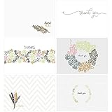 60 Postcards - Embellished Thank You - 6 Different Images