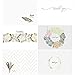 60 Postcards - Embellished Thank You - 6 Different Images
