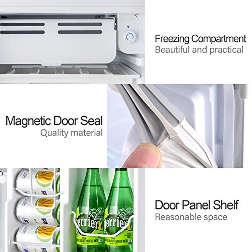 4 Kuppet+Mini+Refrigerator+Compact+Refrigerator+Small+Basement
