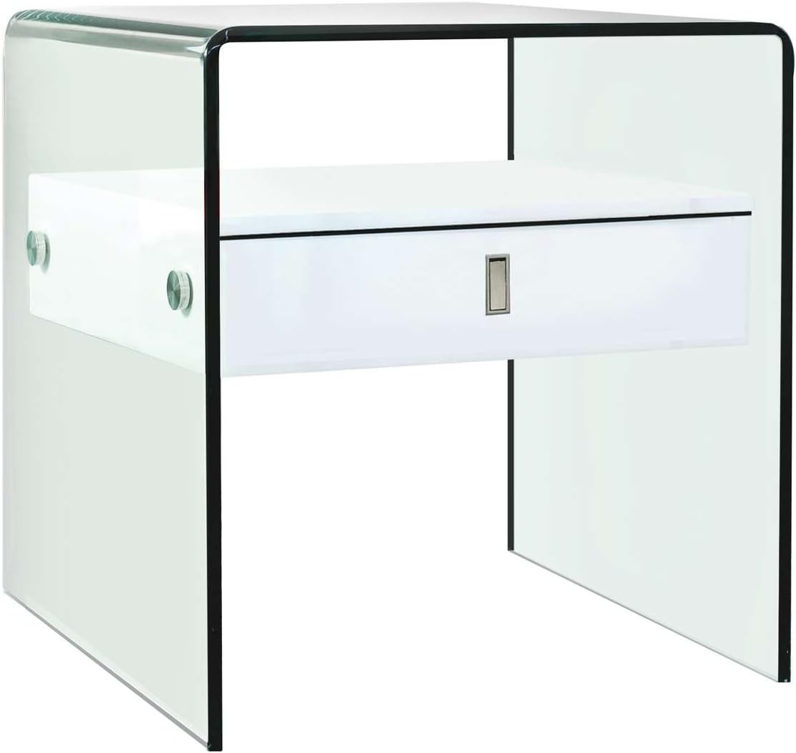 Casabianca Furniture Bari Collection Lacquer Nightstand/End