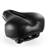 INBIKE Most Comfortable Bicycle Seat, Foam Padded Breathable Big Bike Seat for Men Women
