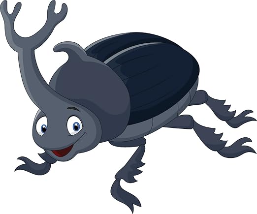 Amazon Com Stag Beetle Cartoon Home Decal Vinyl Sticker 14 X 12 Posters Prints