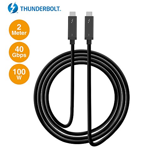 Buy SIIG Thunderbolt 3 Certified, 40Gbps 2M Thunderbolt 3 Active Cable