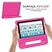 MoKo Case for All-New Amazon Fire HD 10 Tablet (7th Generation, 2017 Release) - Kids Shock Proof Convertible Handle Light Weight Super Protective Stand Cover Case for Fire HD 10.1 Inch Tablet, MAGENTA