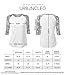 URBANCLEO Womens 3/4 Sleeve Raglan Baseball T-shirt (PLUS Size Available)