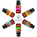 Alyees Aromatherapy Pure Essential Oils Gift Set - 6 10Ml Bottles Included in the Sampler Starter Kit - Lavender Peppermint Sweet Orange Tea Tree Lemongrass and Eucalyptus