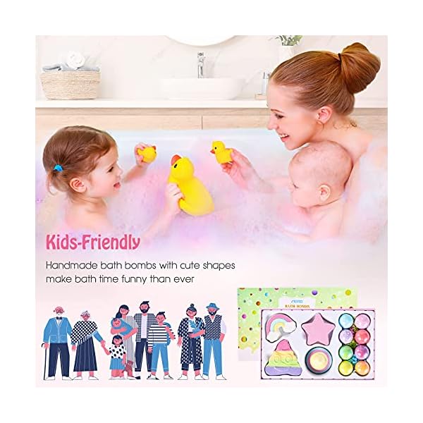 Aerb-Bath-Bombs12-Packs-Bath-Bomb-Gift-Set-Fizzies-Body-Moisturize-Perfect-for-Bubble-Spa-Bath-Pure-Natural-Scents-Handmade-Day-Gift-for-Kids-Mom-Girlfriend-Friends-Family-Members Aerb Bath Bombs,12 Packs Bath Bomb Gift Set, Fizzies Body Moisturize, Perfect for Bubble & Spa Bath, Pure Natural Scents…