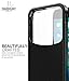 Vena VN1800 iPhone 8 Plus, 7 Plus Case, [Harmony] Wave Texture [Hybrid Clear Back Panel][Corner Guard Drop Proof] Slim Fit Cover, Jet Black