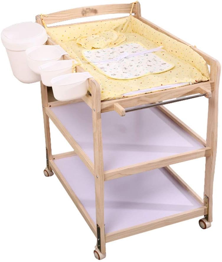wooden baby changing unit