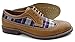 Ferro Aldo MFA-19312D Men's Plaid Perforated Lace Up Oxford Dress Classic Shoes (11, Black)