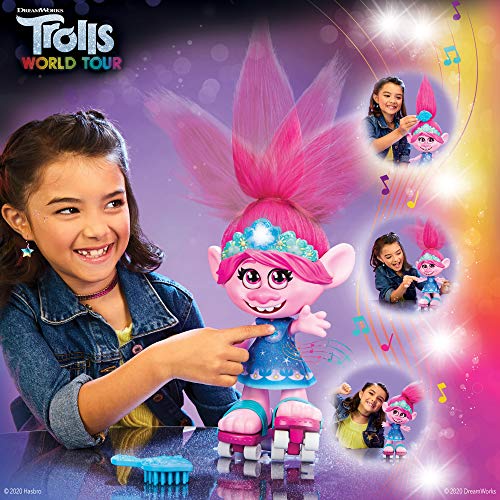 trolls world tour dancing poppy feature plush