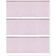 300 Computer Checks | 3 Blank Checks Per Page | 100 Sheets/300 Checks (Burgundy Diamond) Blank Check Stock for Personal and Business Use - Computer Laser Check | Payroll Checks