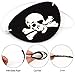 VAMEI 24 PCs Pirate Party Supplies Eye Patches Pirate Bandana Fake Mustaches Halloween Costume Party Favors Captain Pirate Costume Accessories Boys Girls Kids