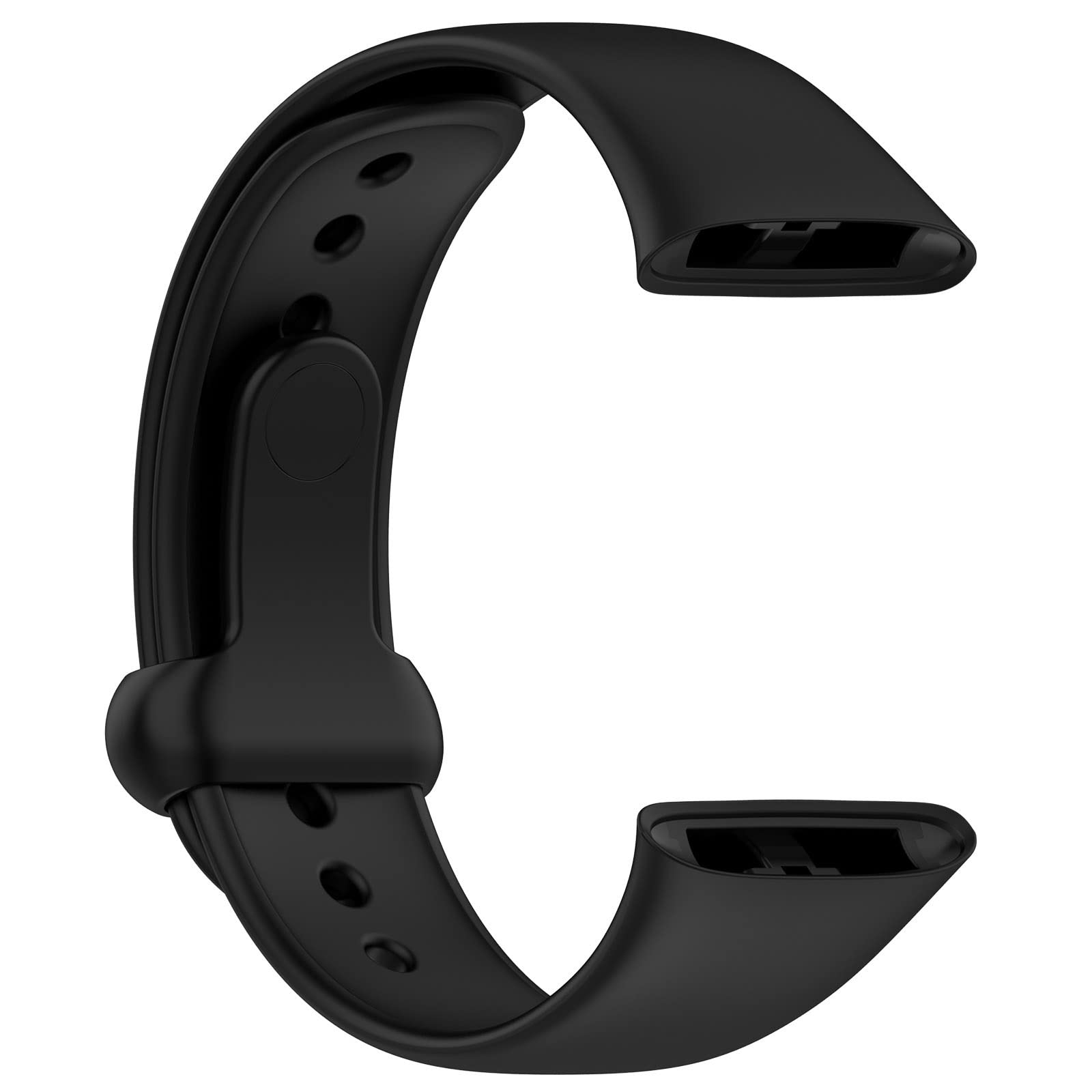 Disscool Replacement Wrist Bands Compatible with Redmi Watch 3, Adjustable Soft Silicone Wrist Strap with Quick Release Band(Black)