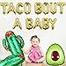 18 Pieces Taco Bout A Baby Balloons Decorations Supplies, Fiesta Theme Baby Shower Pregnancy Announcement Gold Letter Balloons, First 1st Birthday Party Gender Reveal Party Supplies