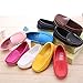 LONSOEN Toddler/Little Kid Boys Girls Soft Synthetic Leather Loafer Slip-On Boat-Dress Shoes/Sneakers