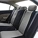 FH Group Car Seat Covers Full Set 3D Air Mesh - Universal Fit, Automotive Seat Covers, Low Back Front Seat Covers, Airbag Compatible, Split Bench Rear Seat, Washable Car Seat Cover for SUV, Sedan Gray