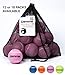 GAMMA Bag of Pressureless Tennis Balls - Sturdy & Reuseable Mesh Bag with Drawstring for Easy Transport - Bag-O-Balls
