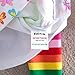 Nova Baby Girls Princess Rainbow Long Sleeves 100% Cotton T Shirt F1411 White