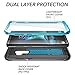 YOUMAKER Designed for Galaxy S9 Plus Case, Heavy Duty Protection Kickstand with Built-in Screen Protector Shockproof Case Cover for Samsung Galaxy S9 Plus 6.2 inch - Blue