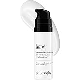 philosophy hope in a jar eye revival serum eye cream - with hyaluronic acid, elderberry extract & tangerine peel extract- hydrates and reduces puffiness - 0.5 fl oz