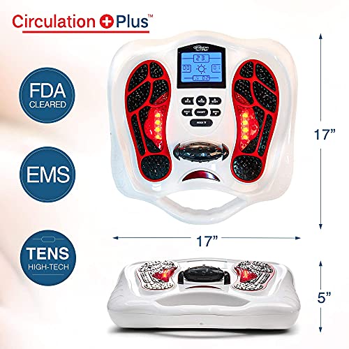 Circulation Plus EMS & TENS Foot Muscle Massager Machine TwoSystem