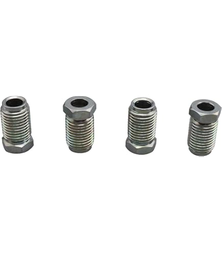 Stainless Brake Line Fitting Kit For 1/4 Tube,  Inverted Flare (16 SAE Nuts)