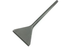 SPKLINE 4-1/2 Inch Wide Tile & Thinset Scaling Chisel SDS-Max Shank 4.5" x 14" Thinset Scraper and Floor Scraper Works with 3/4" Shank SDS-Max Rotary Hammers and Demolition Hammers