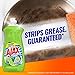 Ajax Ultra Dish Soap Lime Scent and Vinegar, Sparkling Clean Dishes, Mess-Free, Easy-Flip Cap, 52 fl oz Bottle
