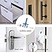 QEARLIZ Cabinet Hardware Jig, Adjustable Punch Locator Tool Cabinet Door Jig for Handles and Knobs on Doors and Drawer Installation