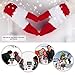 Vbiger Knit Gloves Magic Gloves Winter Warm Mittens Stretchable For Adults (christmas patten)