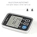 Blood Pressure Monitor, HYLOGY Digital Automatic Upper Arm BP Monitor Cuff 8.7 to 12.6 inch, Large Screen Display and 2 Users Mode 2 * 90 Memory Storage