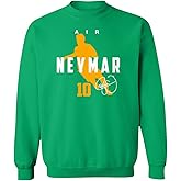 KING THREADS Brazil Football Air Neymar 2022 World Soccer Fans Unisex Crewneck Sweatshirt