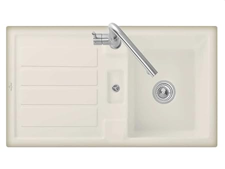 Villeroy & Boch Flavia 50 Cappuccino Beige Küchenspülbecken Einbau Keramik-Spüle