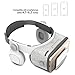 3D Light-Weight Virtual Reality Headset with Builted-in Stereo Headphone - Upgraded VR Glasses with 120 Degree FOV - for iPhone & Android[Remote Controller Not Included]
