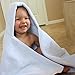 Premium 100% Cotton Hooded Baby and Toddler Bath Towel by Parker Baby Co. - Toddler, Organic