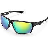 KastKing Osage Polarized Sport Sunglasses for Men and Women, Ideal for Driving Fishing Cycling Running, UV Protection