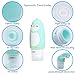 Travel Bottles Set Silicone 3oz Squeezable Water Bottle, TSA Approved, BPA Free for Shampoo, Conditioner, Lotion, Toiletries, Cosmetic- 4 Pack