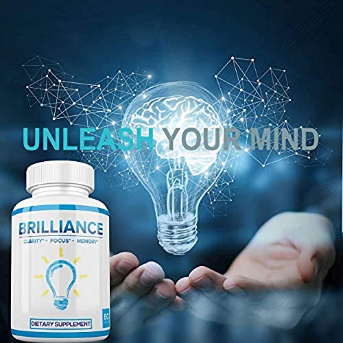 Brilliance DMAE Brain Supplement Brain Booster Enhance Mental Clarity, Memory Pills