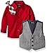Nautica Baby Glen Plaid Vest Set, Rio Red, 12 Months